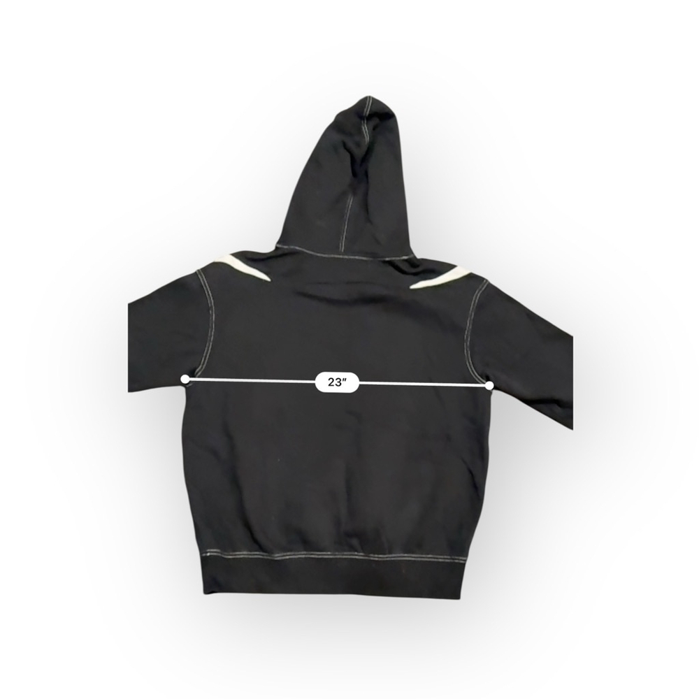 Nike Sportswear Womens Double Swoosh Pullover Fleece Hoodie Size S DM3313-010 - Picture 5 of 7